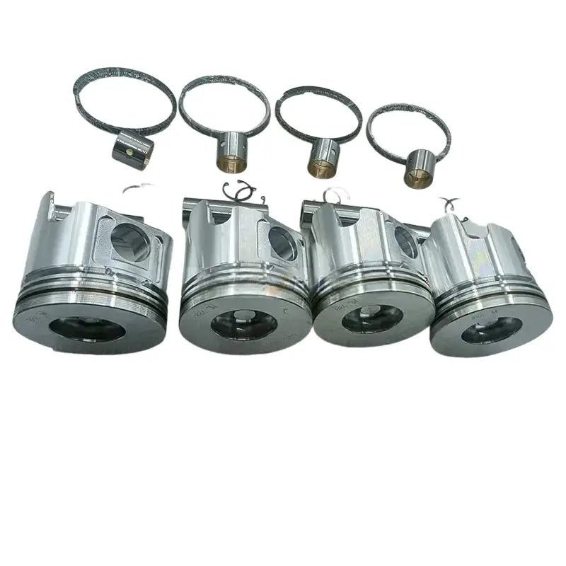 STD Piston Kit With Rings 129005-22080 for Yanmar 4TNV88 Komatsu 4D88E Engine - Fab Heavy Parts