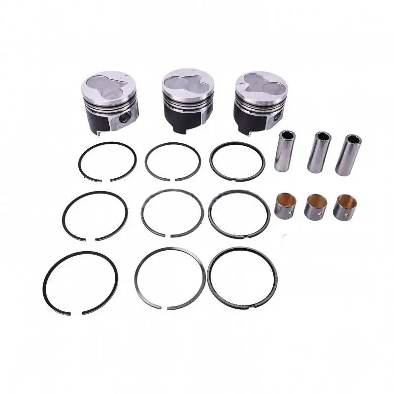 STD Piston Set 16060-21114 for Kubota Engine D1105 Excavator KX71-3 U25S Tractor B2410HSD B26 B2630HSD B3200HSD B7610HSD