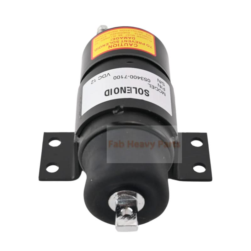 Stop Solenoid 12V 053400 - 7100 053400 - 6310 053400 - 4290 for Denso, 12V - Fab Heavy Parts