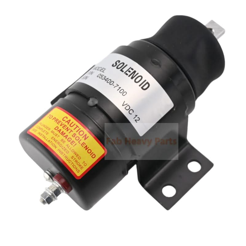 Stop Solenoid 12V 053400 - 7100 053400 - 6310 053400 - 4290 for Denso, 12V - Fab Heavy Parts