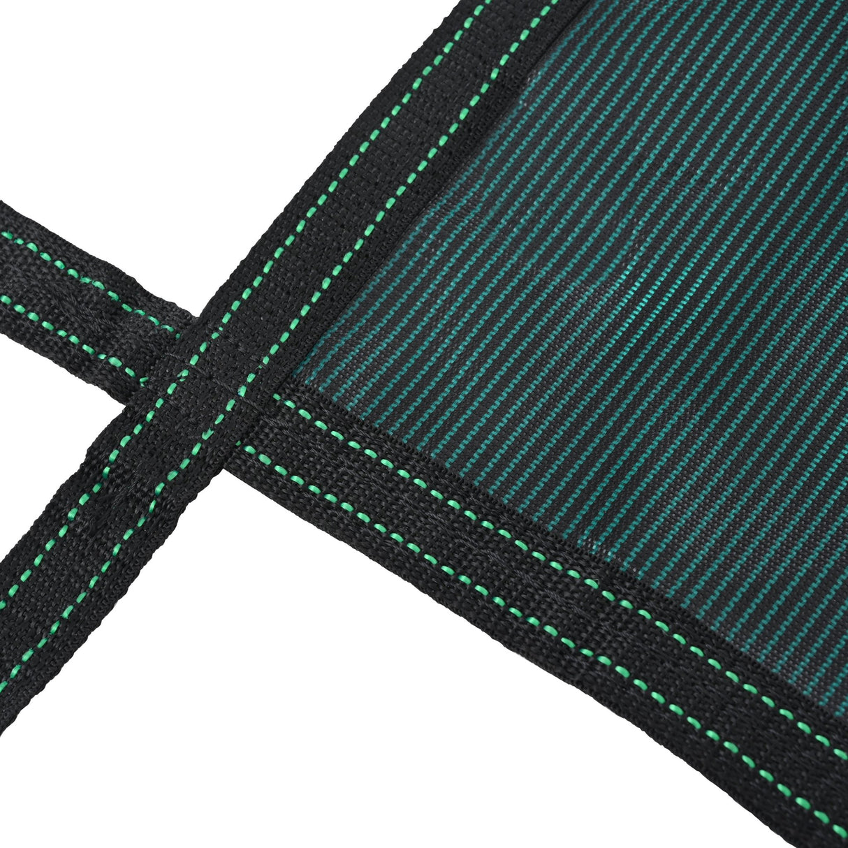 Swimming Pool Safety Cover Fits 25x45ft Rectangular Underground and Inground Swimming Pools Triple Stitched High Strength Mesh PP Abrasion Resistant - Green Mesh - Fab Heavy Parts