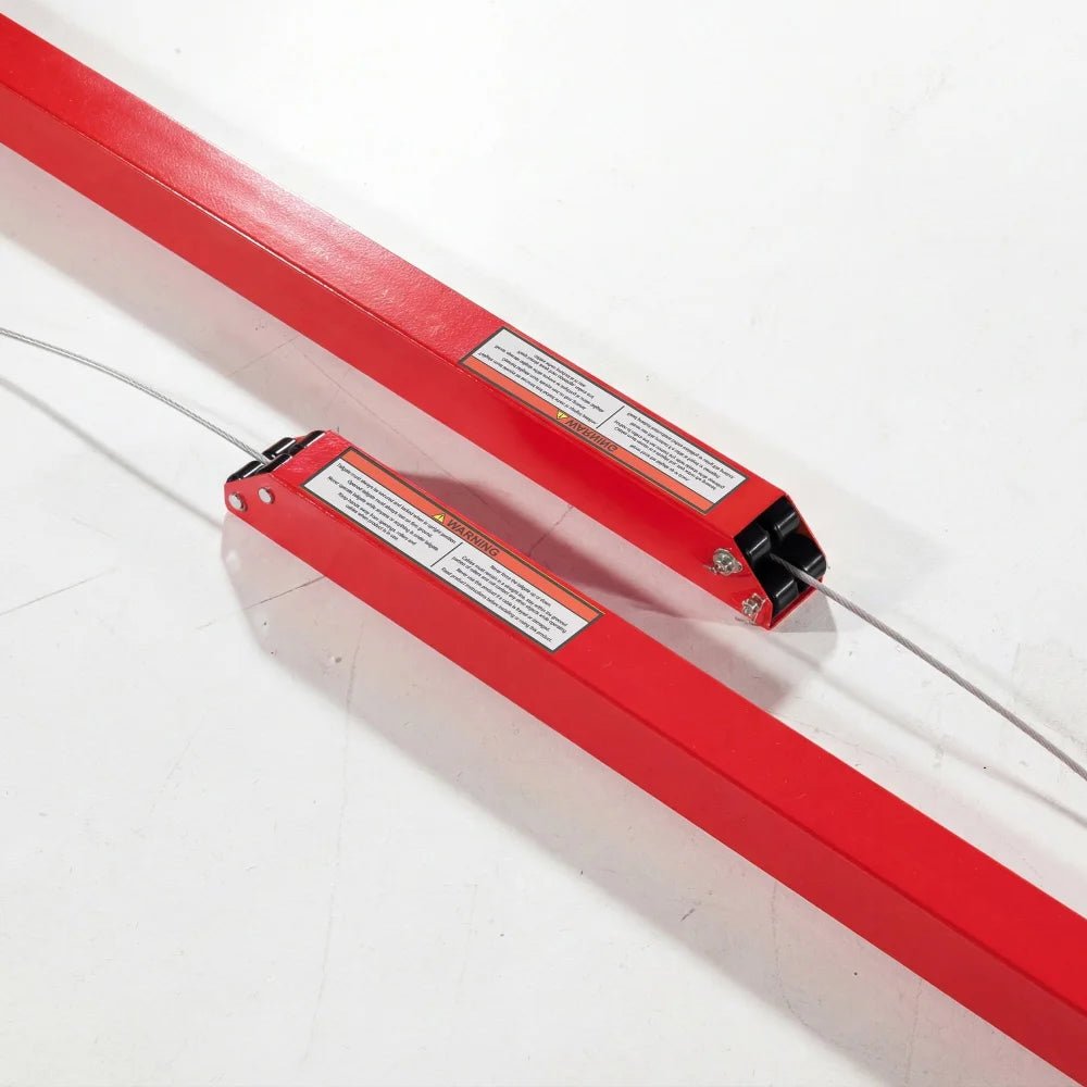Tailgate Utility Trailer Gate Liftgate Ramp Lift 2 Sided Lift Assist System - Red - Fab Heavy Parts