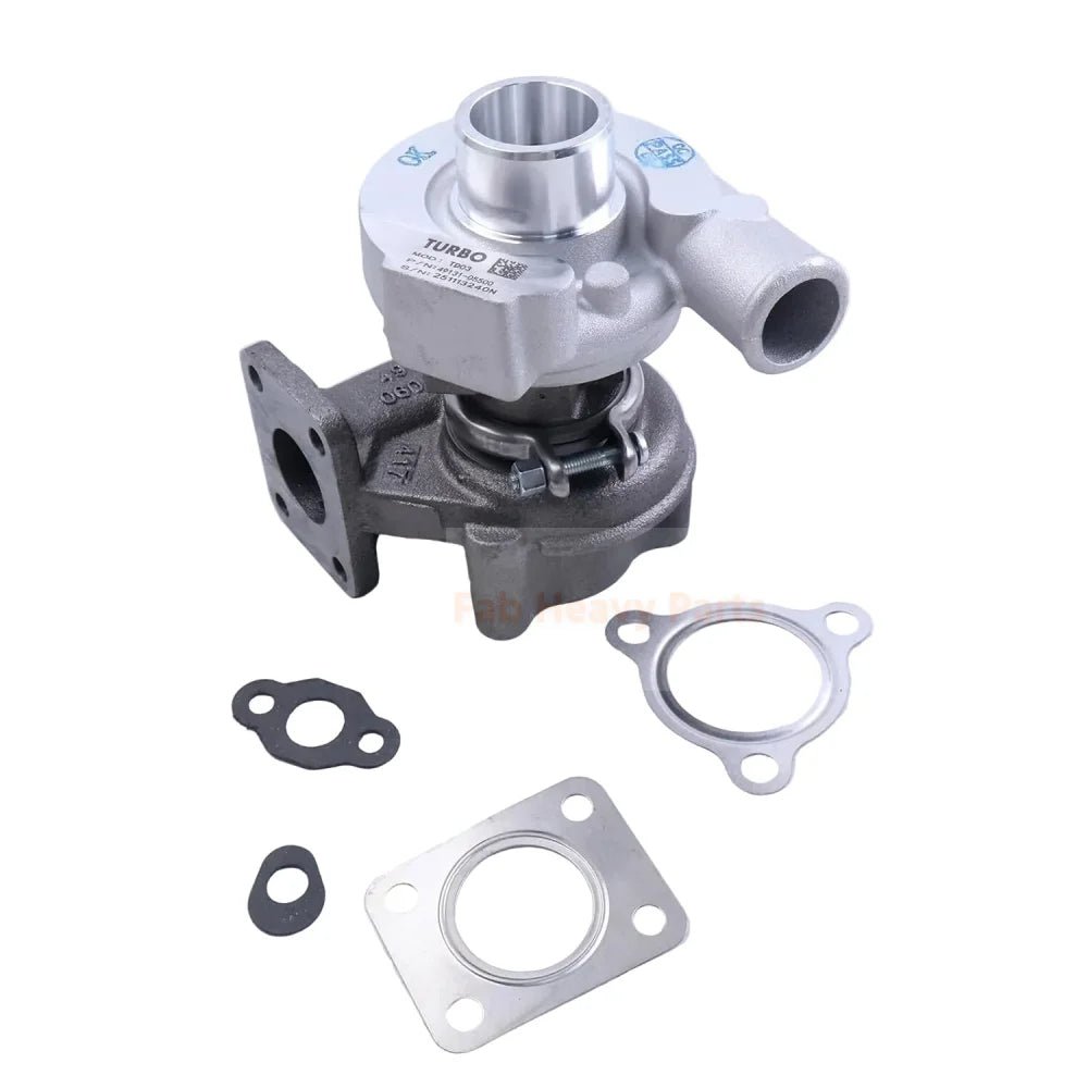 TD03 Turbocharger 49131 - 05500 504242763 Fits for Kubota V2003 for Mitsubishi S4Q2 Engine for New Holland Tractor L185 L180 - Fab Heavy Parts