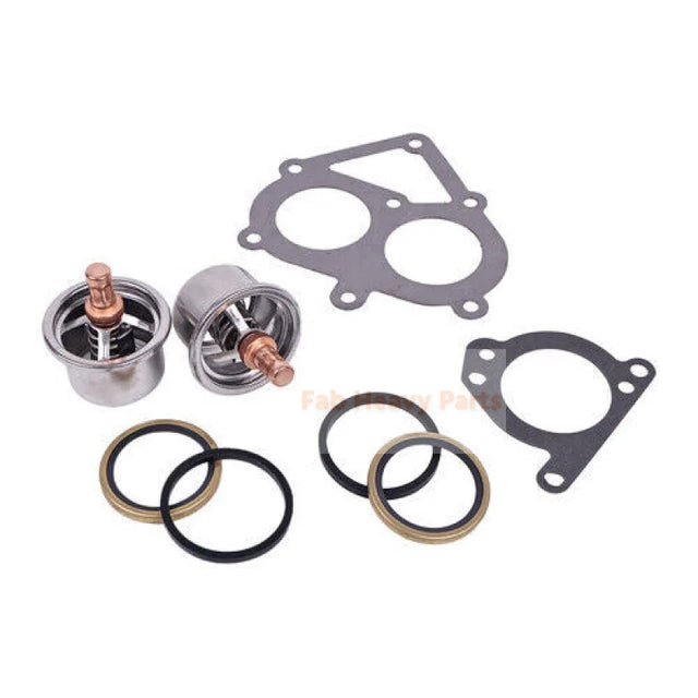 Thermostat & Gasket Kit 247-7133 2477133 4N-1156 Fits for Caterpillar 3406 C-15 C15