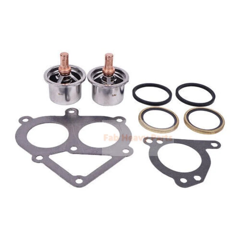 Thermostat & Gasket Kit 247 - 7133 2477133 4N - 1156 Fits for Caterpillar 3406 C - 15 C15 - Fab Heavy Parts