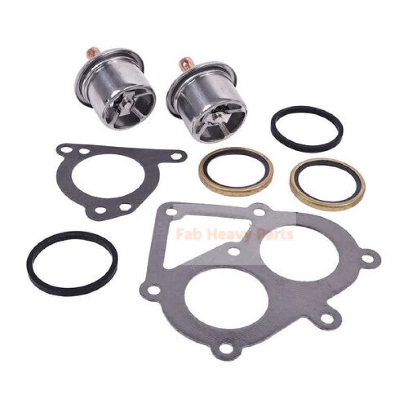 Thermostat & Gasket Kit 247 - 7133 2477133 4N - 1156 Fits for Caterpillar 3406 C - 15 C15 - Fab Heavy Parts