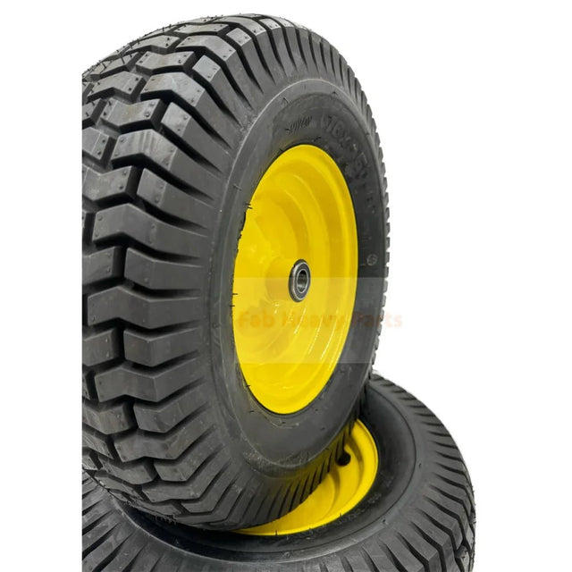 Tire 16x6.50 - 8 Lawn Mower Wheels Set of 2 Fits on 3/4 Inch Axle - Fab Heavy Parts