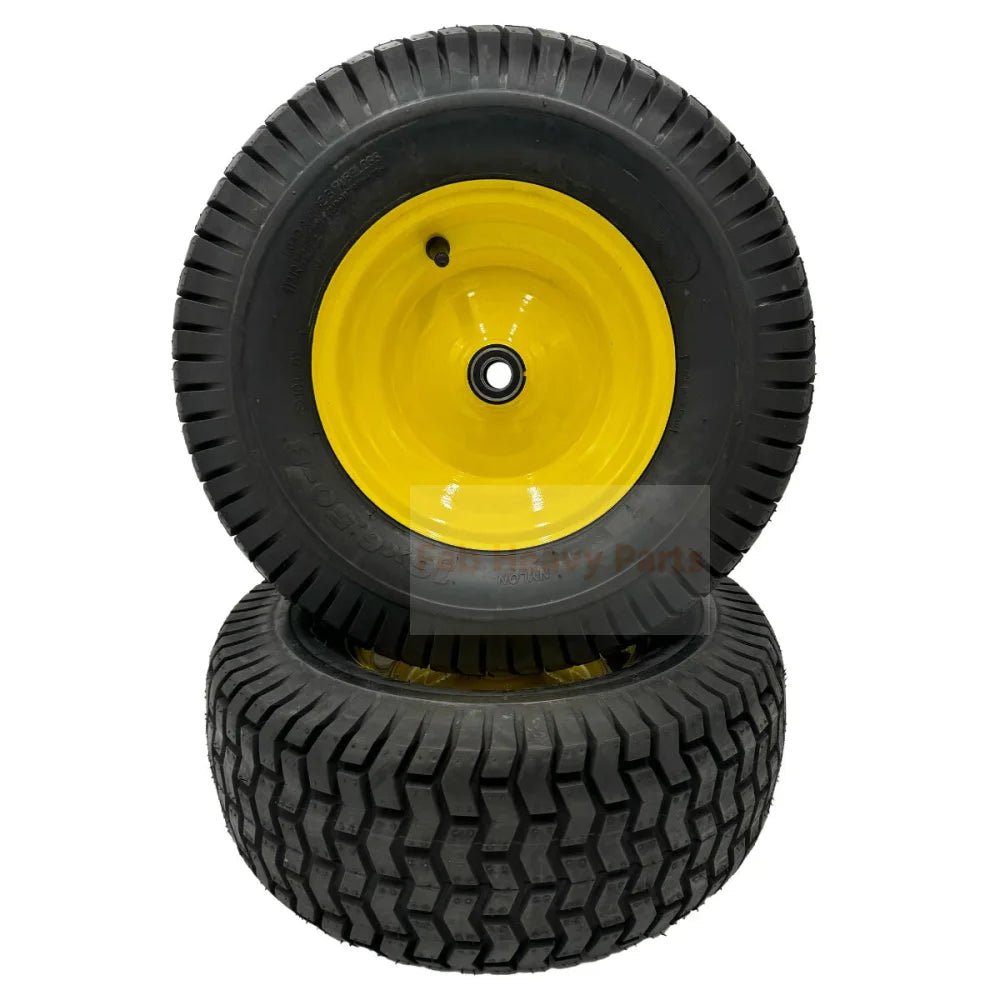 Tire 16x6.50 - 8 Lawn Mower Wheels - Set of 2 - Fits on 3/4 Inch Axle - Fab Heavy Parts
