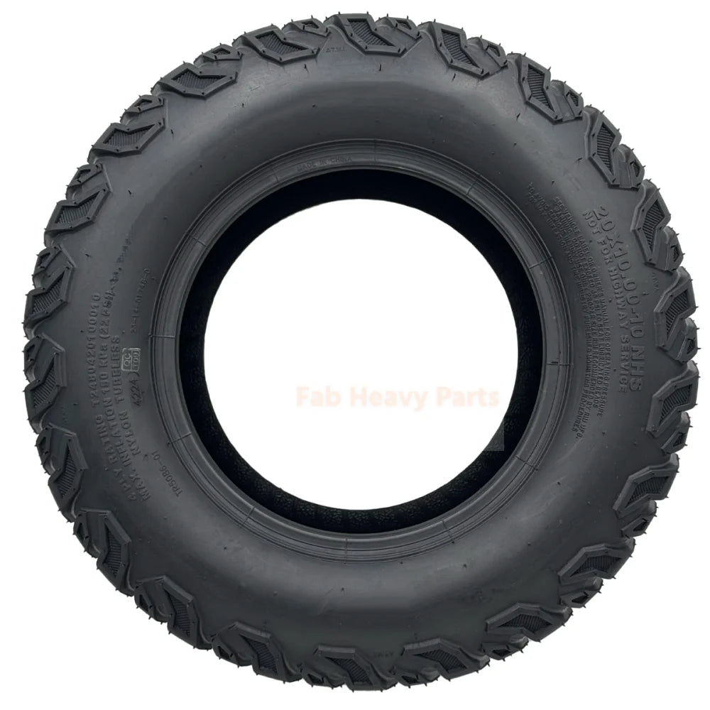 Tire 20x10.00 - 10 4 Ply Grass Master XT Turf Tire - Fab Heavy Parts