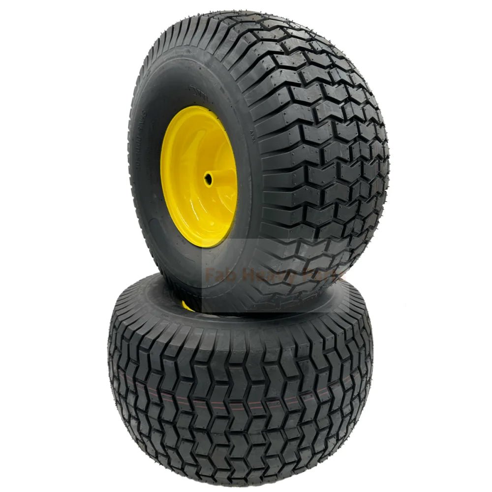 Tire 20x10.00 - 8 Lawn Mower Wheels - Set of 2 - Fits on 3/4 Inch Axle - Fab Heavy Parts