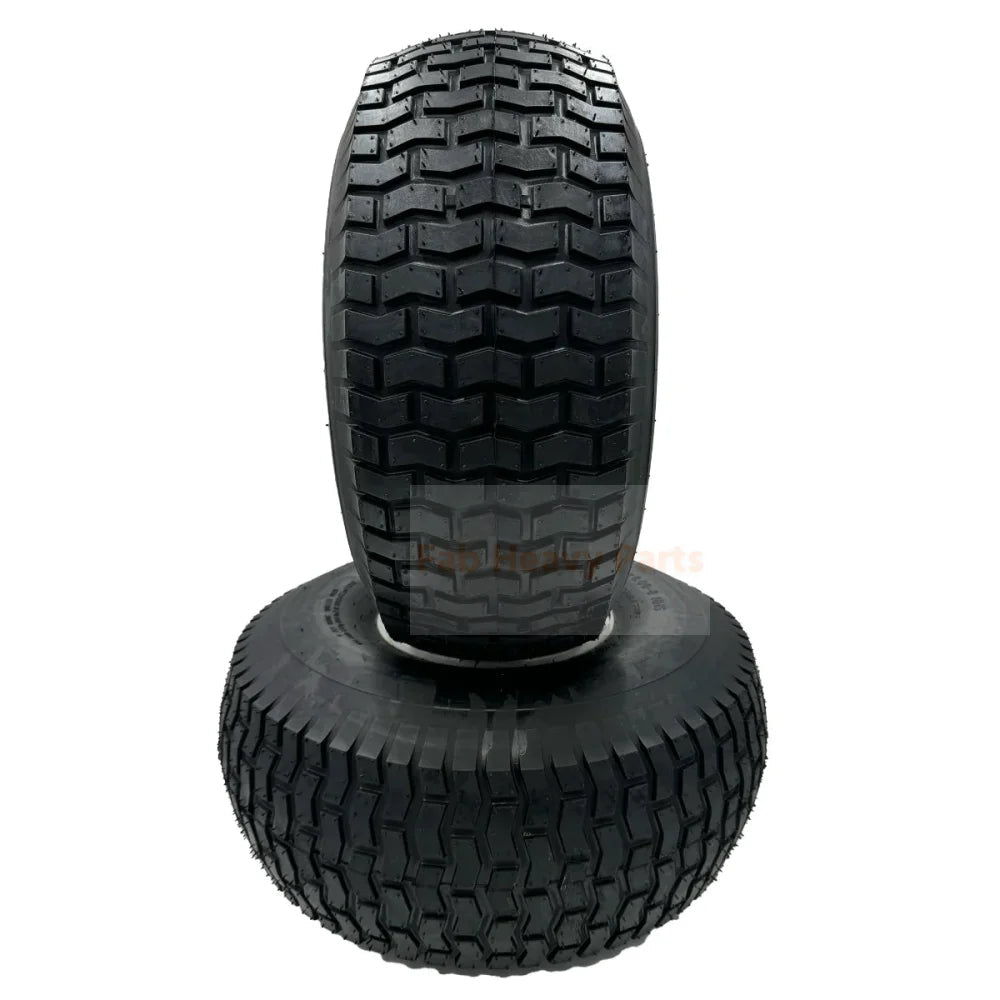 Tire 20x8.00 - 8 Gray Lawn Mower Wheel - Set of 2 - 3/4 Inch Axle, 2.90 Inch Hub - Fab Heavy Parts