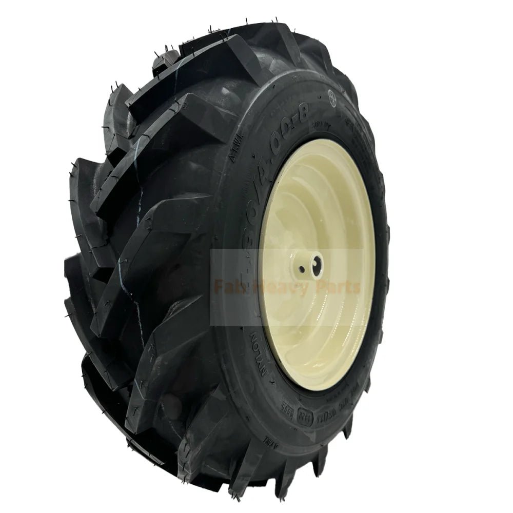 Tire 4.80x4 - 8 Tiller Wheel - 3/4" Axle Fits for Cub Cadet for Troy - Bilt - Fab Heavy Parts