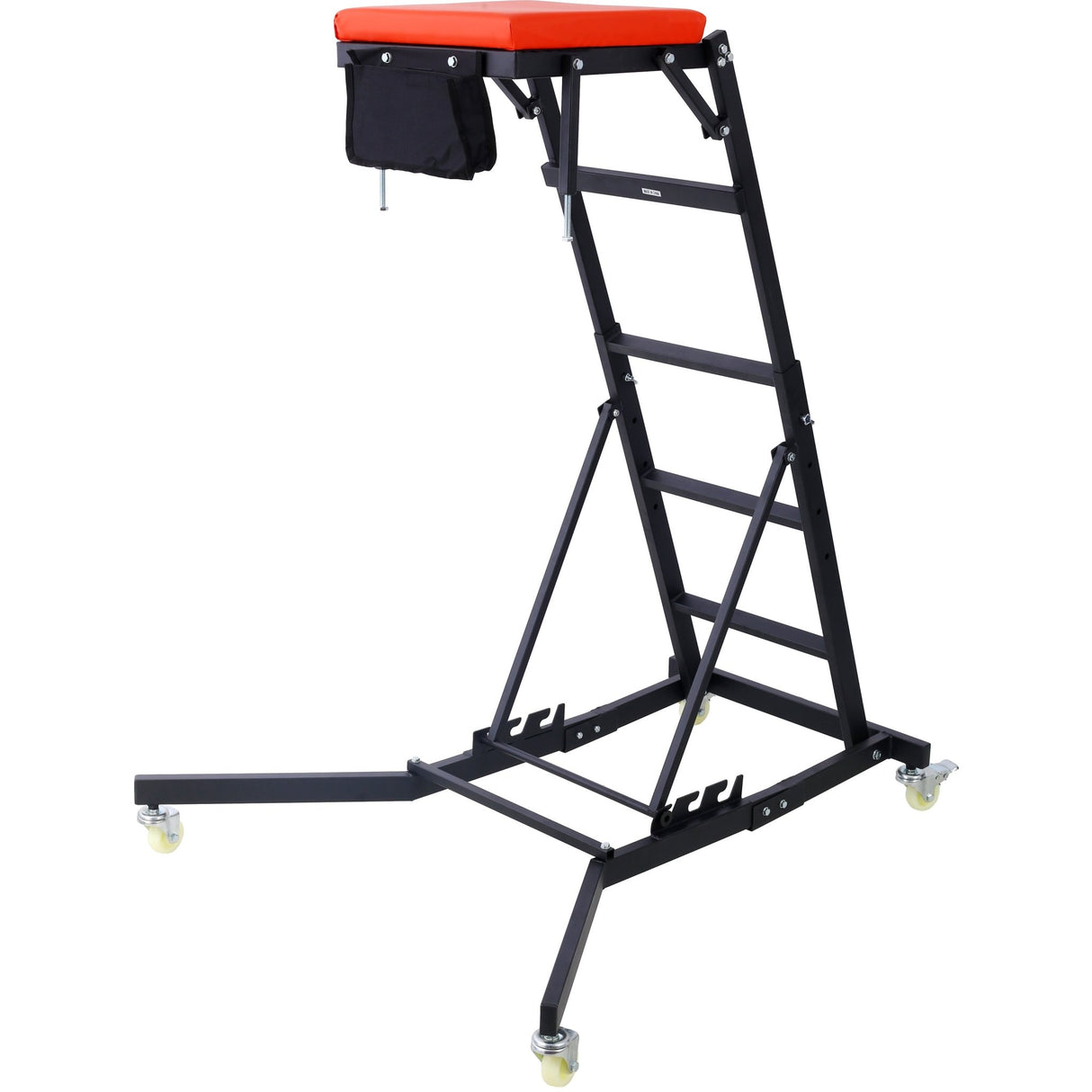 Top Automotive Engine Creeper 42.5" - 66" 330 LBS Capacity High Top 4 Swivel Caster Wheels Padded Deck Foldable - Fab Heavy Parts