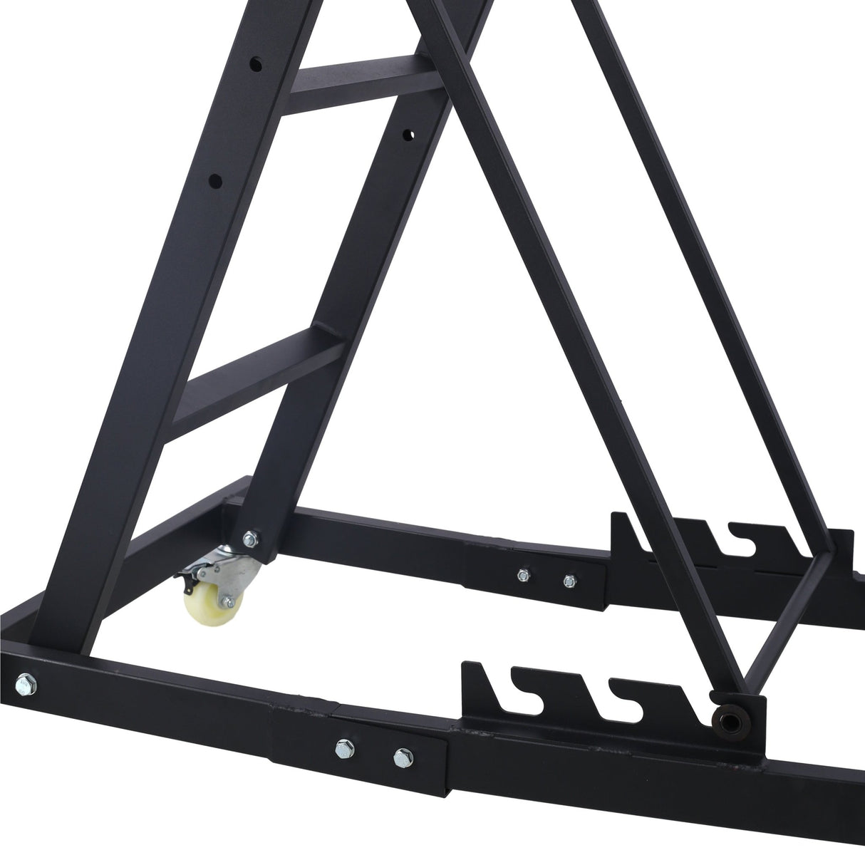 Top Automotive Engine Creeper 42.5" - 66" 330 LBS Capacity High Top 4 Swivel Caster Wheels Padded Deck Foldable - Fab Heavy Parts