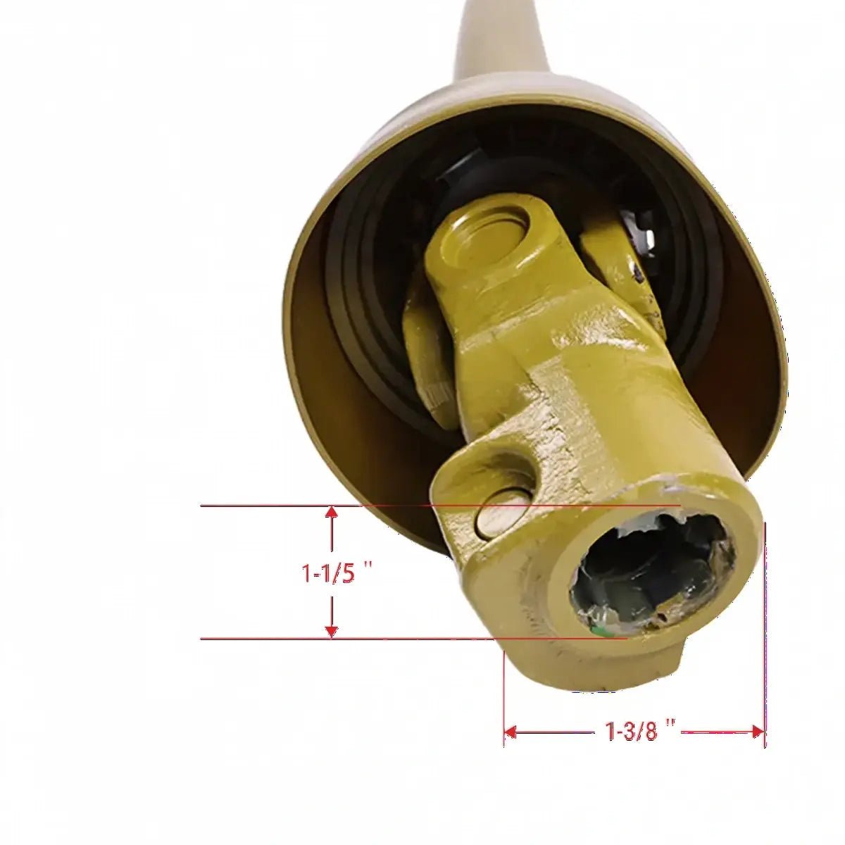 Tractor PTO Shaft Driveshaft for 1 - 3/8" x 6 Spline Both Ends 26.8" - 35.4" Length Series 1 - Fab Heavy Parts