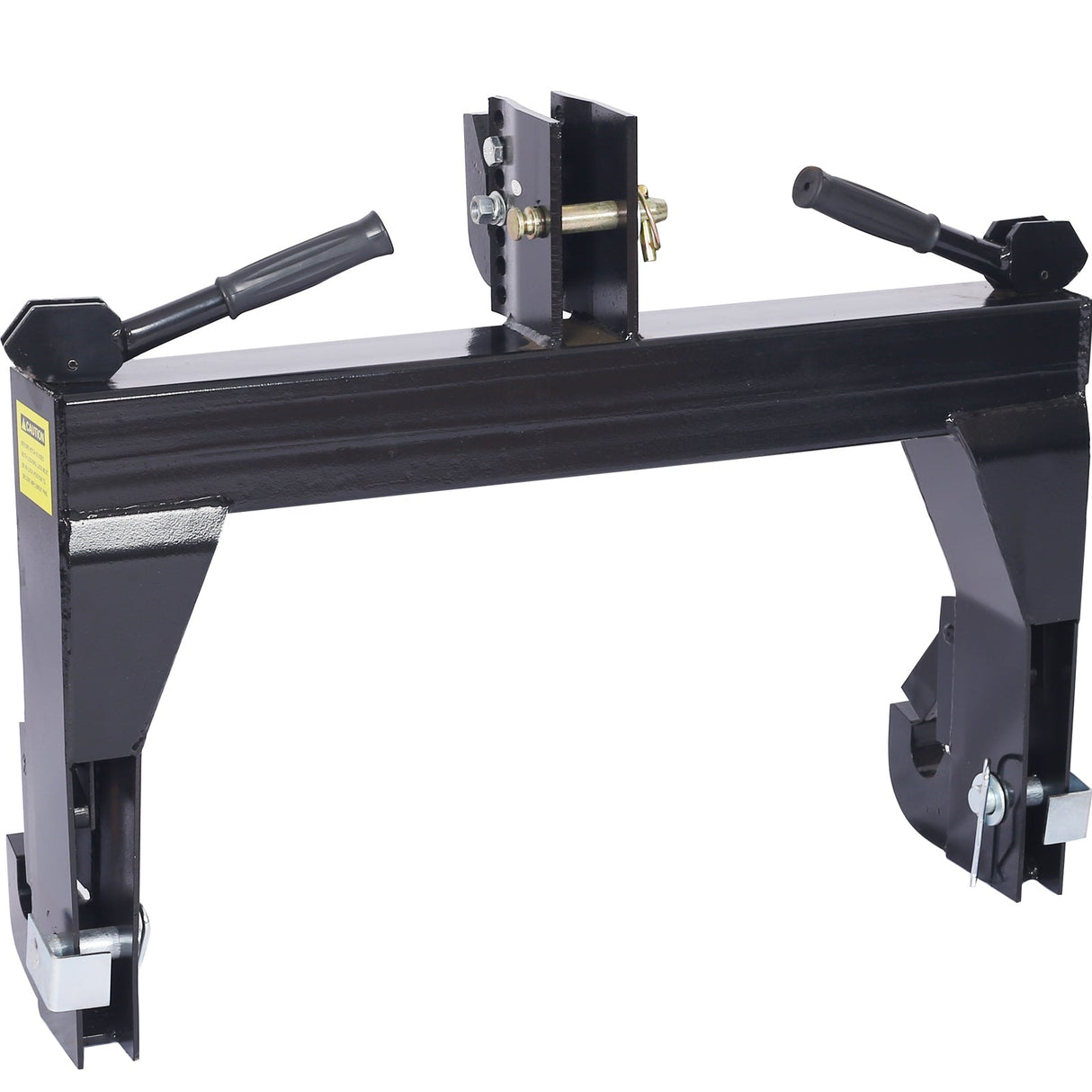 Tractor Quick Hitch 3 - Point Capacity 3000 LBS - Black - Fab Heavy Parts