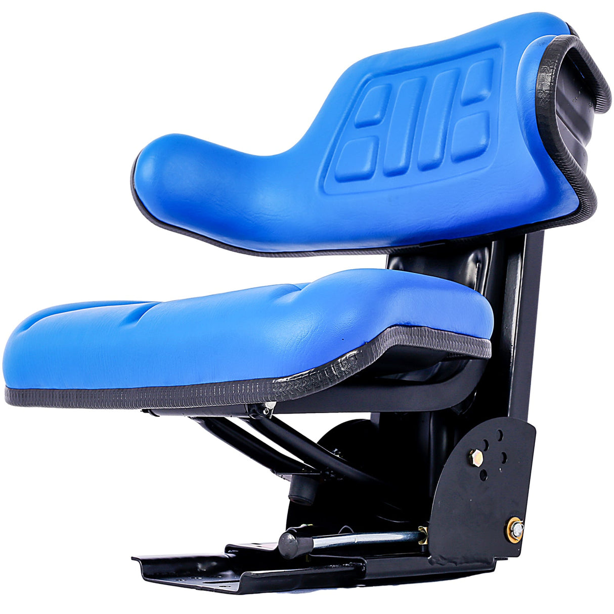Tractor Seat Steel Blue 110 - 265 lbs Capacity - Fab Heavy Parts