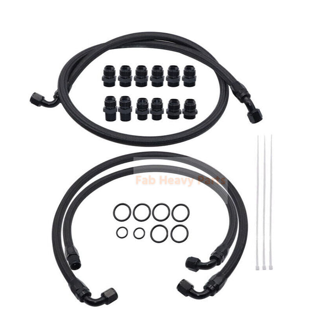 Transmission Cooler Lines Kit 21101404 Fits for Duramax LB7 LLY 6.6L Chevrolet GMC