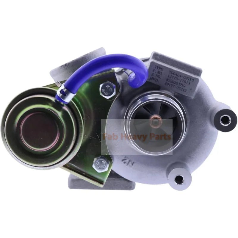 Turbo TD04L4 - 09TK3 Turbocharger 1J773 - 17013 49177 - 03242 for Caterpillar Skid Steer Loader 236D for Kubota V3307 Engine - Fab Heavy Parts
