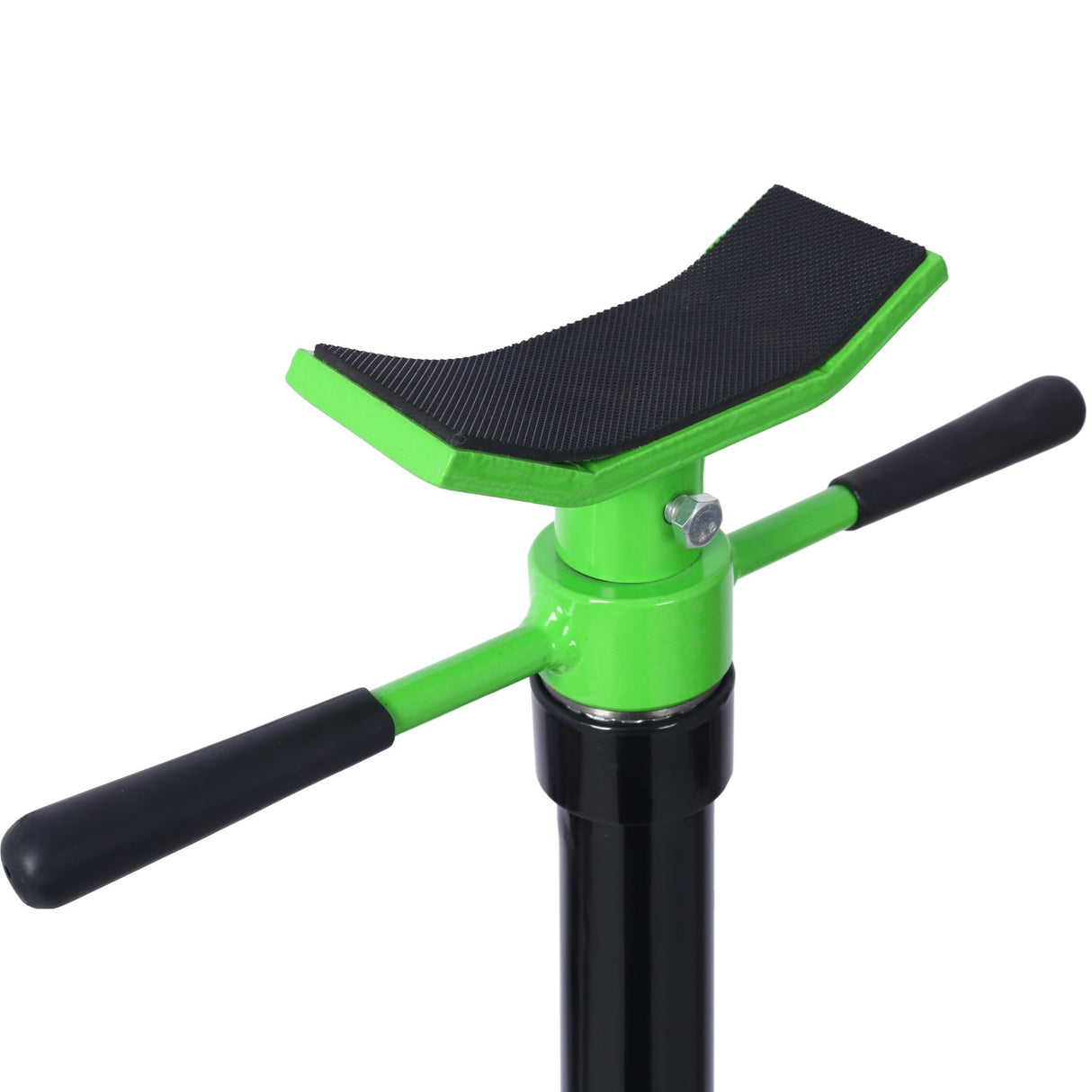 Under Hoist Support Stand 3/4 Ton 1650Lbs Capacity Jack Lifting from 52 1/2 to 74 7/8 Inch - Black+Green - Fab Heavy Parts