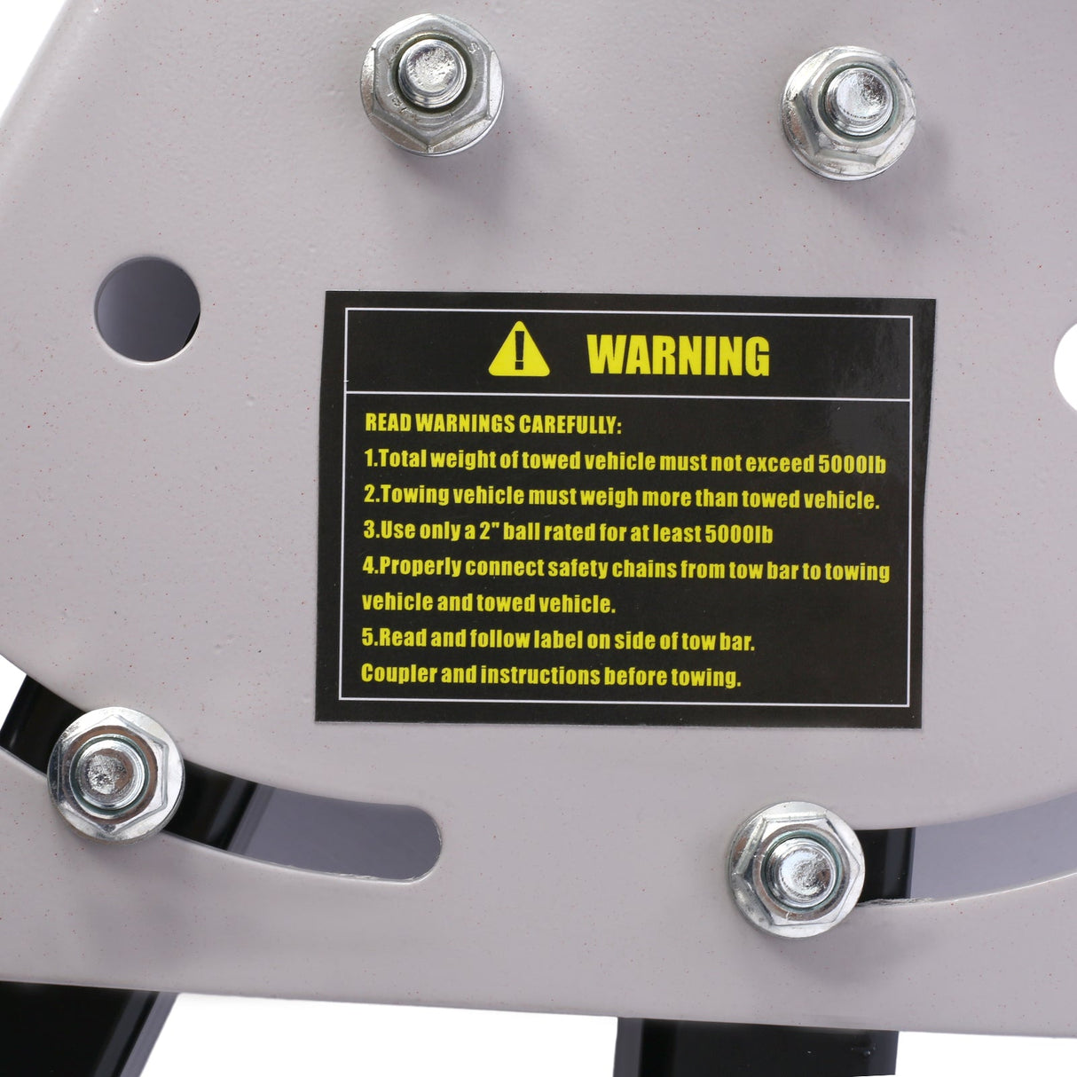 Universal Car RV Tow Bars 5,000 lbs 2 - Inch Coupler - Fab Heavy Parts