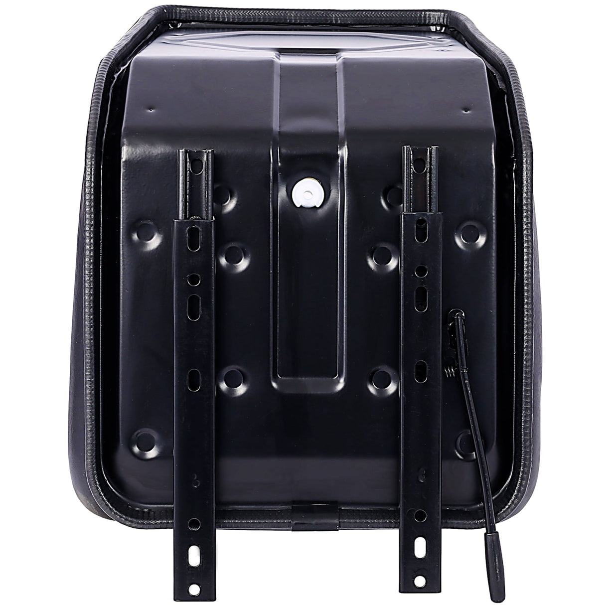 Universal Tractor Seat with a Drain Hole Thickly - Padded Horizontally Adjustable - Black - Fab Heavy Parts