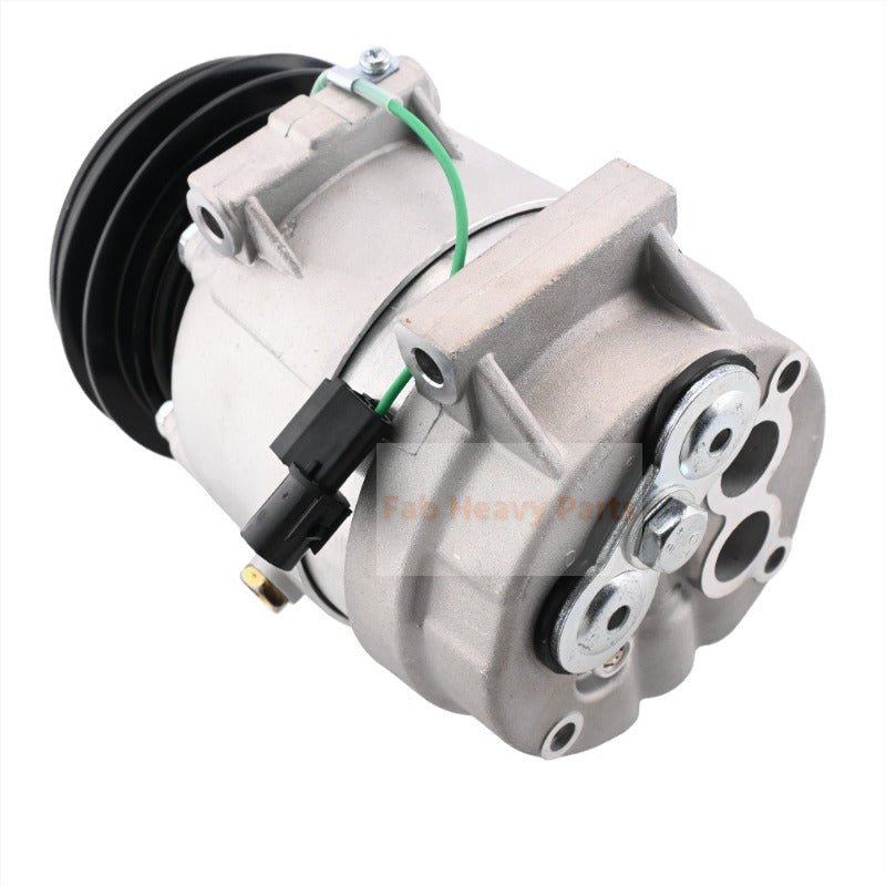 V5 A/C Compressor 11Q6 - 90040 11Q6 - 90041 Fits for Hyundai Excavator HW140 HW160 HW210 HX140L HX160L HX180L - Fab Heavy Parts
