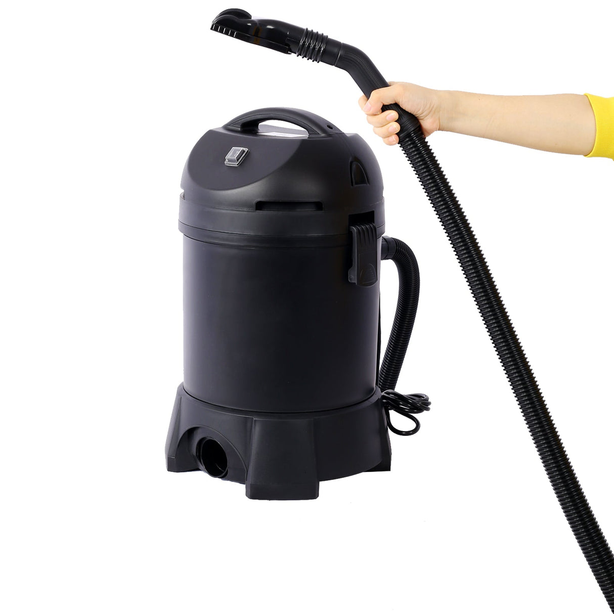 Vacuum Cleaner with 14ft Intake Suction Hose 4 Extension Tubes 3 Vacuum Nozzles a 6.5 Foot Output Hose and a Debris Collection Bag - Fab Heavy Parts