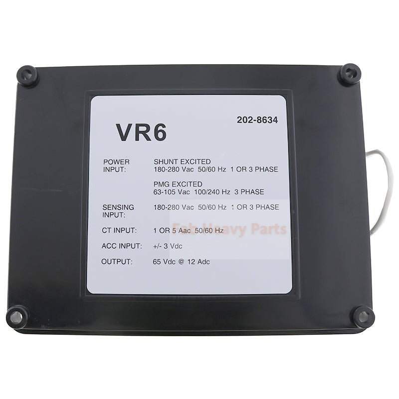 VR6 Automatic Voltage Regulator AVR 365 - 2076 for Caterpillar CAT 3306B 3406C 3456 C15 C18 C6.6 C7.1 C9 Generator - Fab Heavy Parts