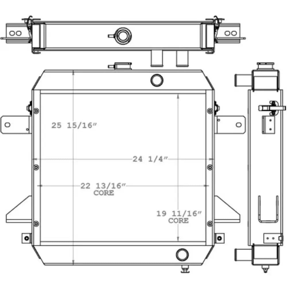 Water Tank Radiator 11852474 451191 VOE11852474 for Volvo Skid Steer Loader MC110B MC80B MC90B