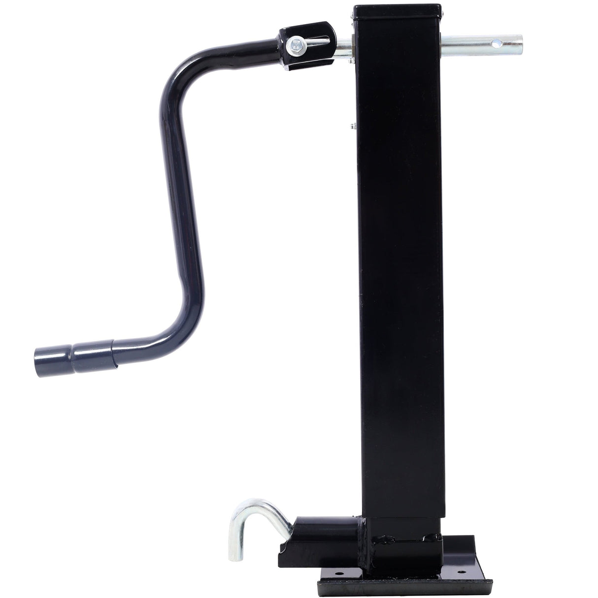 Weld On Trailer Jack 12,000 lbs. Capacity Sidewind Crank No Mount Square Tube 26 Inch Travel Heavy - Duty Square Tube - Fab Heavy Parts