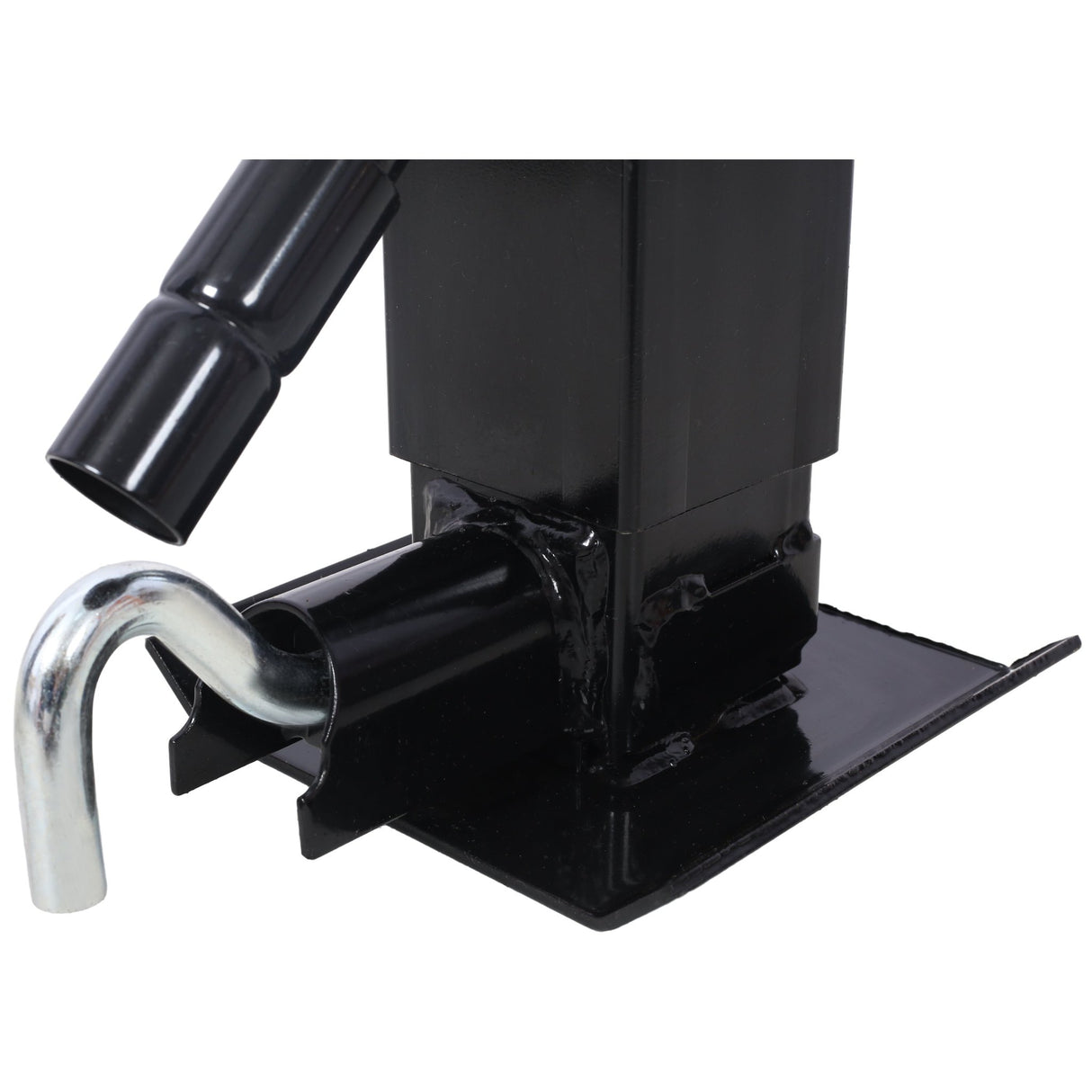 Weld On Trailer Jack 12,000 lbs. Capacity Sidewind Crank No Mount Square Tube 26 Inch Travel Heavy - Duty Square Tube - Fab Heavy Parts