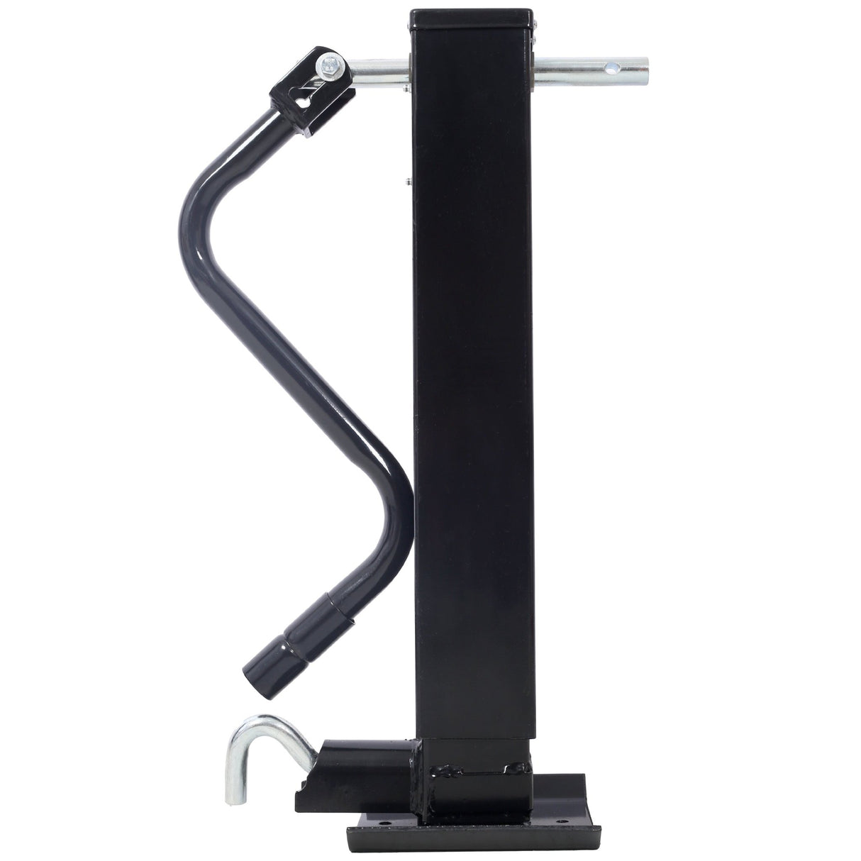 Weld On Trailer Jack 12,000 lbs. Capacity Sidewind Crank No Mount Square Tube 26 Inch Travel Heavy - Duty Square Tube - Fab Heavy Parts