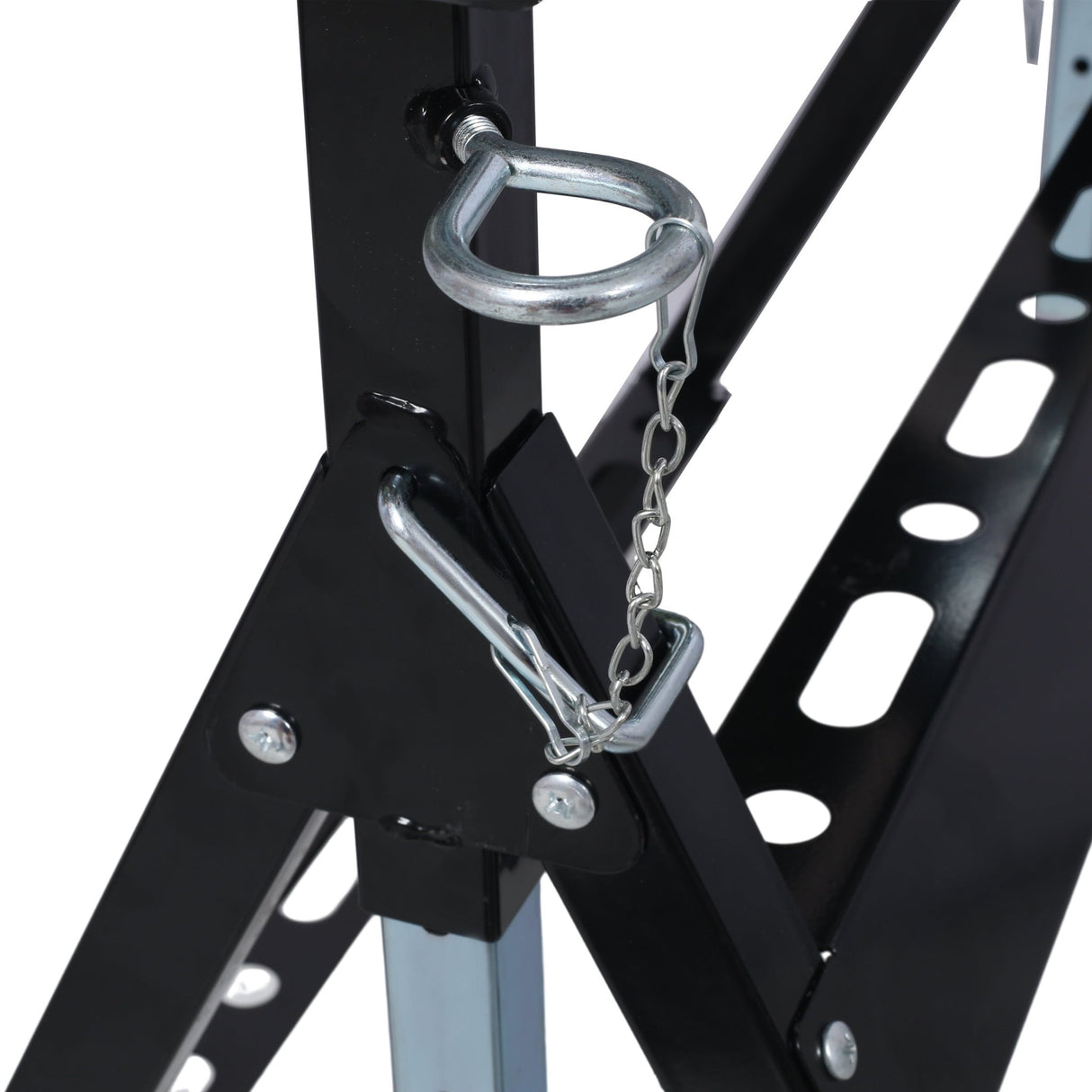 Welding Workbench with Wheels and Slot 30"x20" 400lbs Capacity Steel Folding Adjustable - Fab Heavy Parts