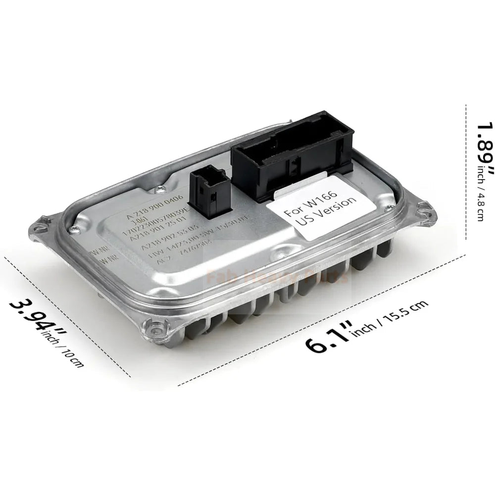 Xenon Headlight HID Ballast Control Module Unit A2189000406 A2189007306 A2189006604 Fits for Benz GLE/GLS CLASS W166 W218 W247 2016 - 2018 Support Editing - Fab Heavy Parts