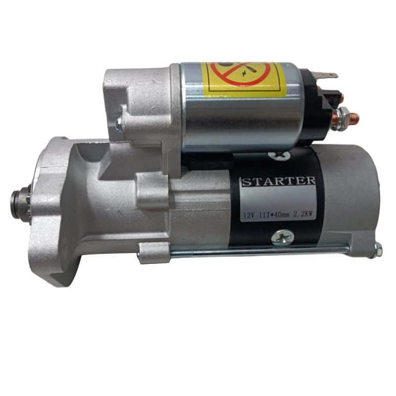 12V 11T Starter Motor 714 - 40357 714/88901 for JCB Excavator 8080 8061 8060 8056 8085 ZTS - Fab Heavy Parts