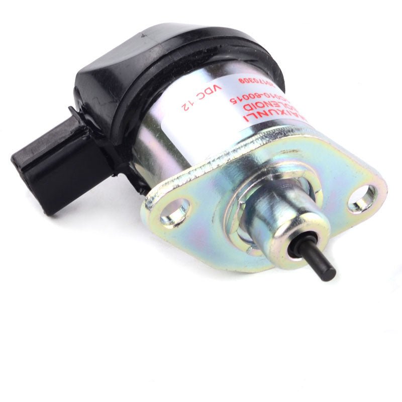 12V Shut Down Solenoid for Kubota Engine V3300T, P/N 1C010-60014, 1C010-60015, 1C010-60016 - Fab Heavy Parts
