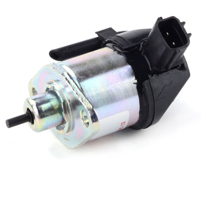 12V Shut Down Solenoid for Kubota Engine V3300T, P/N 1C010-60014, 1C010-60015, 1C010-60016 - Fab Heavy Parts