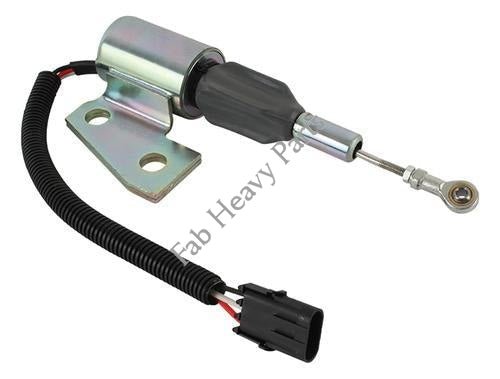 12V Shut Down Solenoid J930658 87435487 3932529 87420952 3991167 For Hyundai R130, Warranty 6 Months - Fab Heavy Parts
