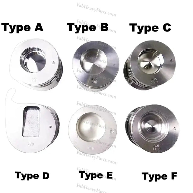 Overhaul Rebuild Kit Para sa Mitsubishi S6S-DT Engine Fits para sa Caterpillar Cat D3C D4C Dozer