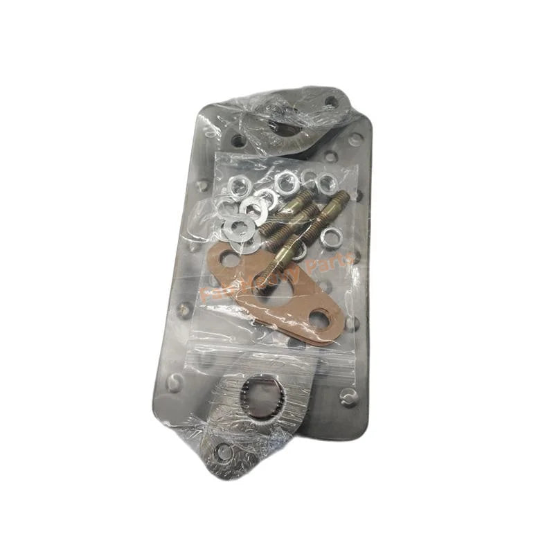 Oil Cooler 600-651-1570 Fits For Komatsu Engine 4D95 Excavator PC60-6 PC60-7 PC120-5 PC120-6 (3p)