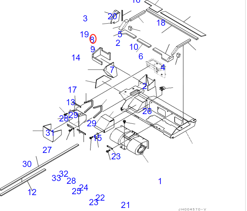 Se adapta a Komatsu Excavator HB205-1 HB215LC-1 PC350LC-8 Aire Acondicionador Controlador 20Y-97-97630