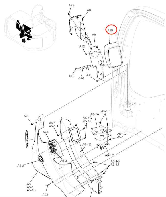 Monitor Display Screen YN59S00021F2 for Kobelco SK210DLC-8 SK260 SK235SR-2 SK485-8 SK210LC-8 SK350-8 SK170-8 K215SRLC SK210D-8 SK295-8