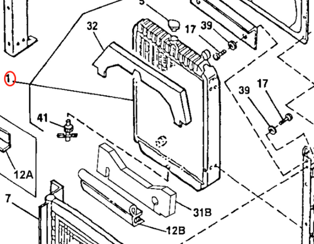 Radiador hidráulico AP333359 AP33258 AP33231 FITS para el motor John Deere 4045 Excavator 110 120 160LC