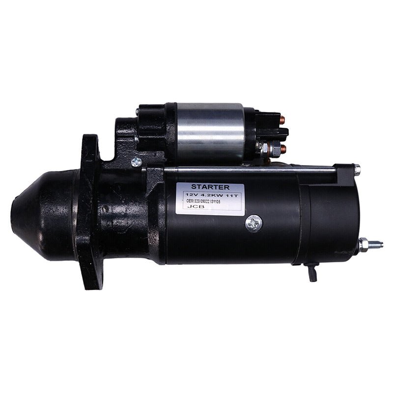 24V 11T Starter Motor 320/09347 for JCB NA TC TCA ECOMAX TCAE - Fab Heavy Parts