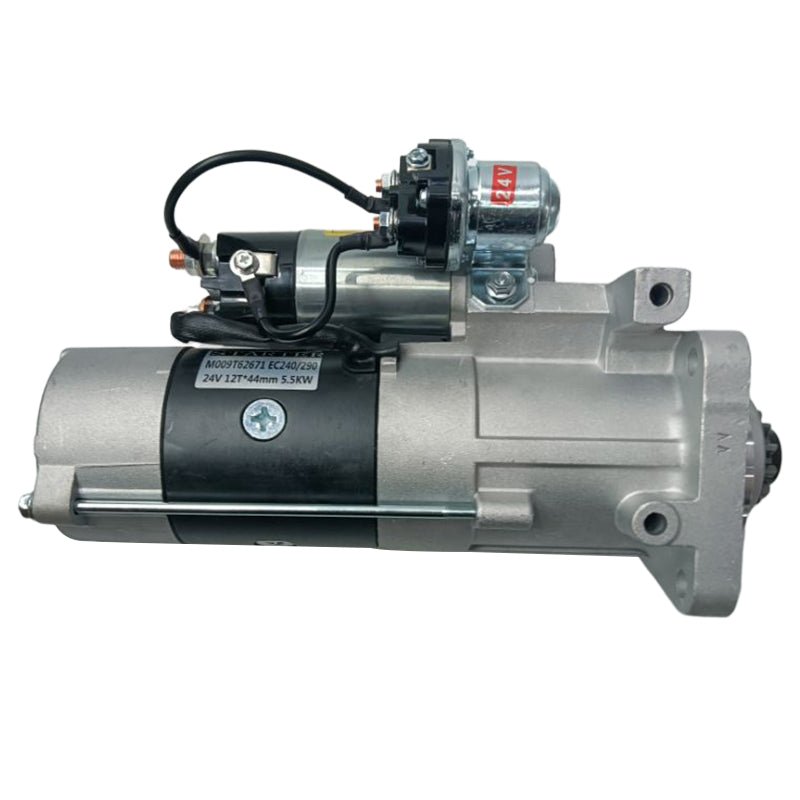 24V 5.5KW 12T Starter Motor 3801274 21133741 21306350 for Volvo Penta Engine TAD560VE TAD561VE TAD761VE TAD762VE TAD763VE TAD764VE - Fab Heavy Parts