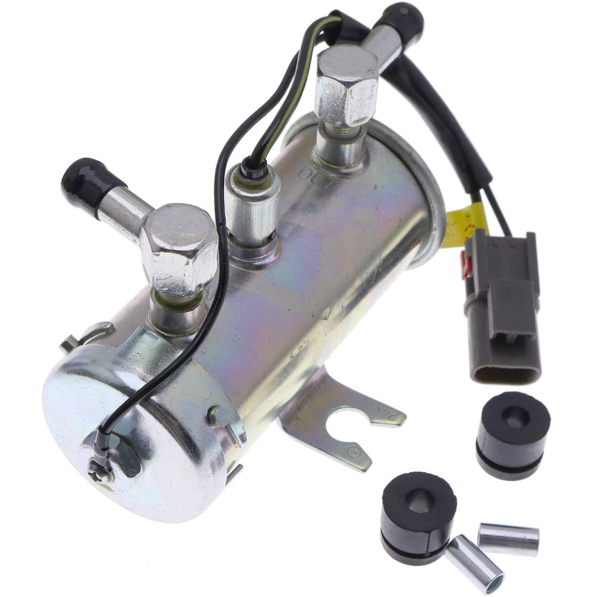 24V Electric Fuel Pump 4645227 Fits for John Deere Excavator 220DW 245GLC 225DLC 135D 470GLC 135G 670GLC 190GW 190DW 230GW 870GLC - Fab Heavy Parts