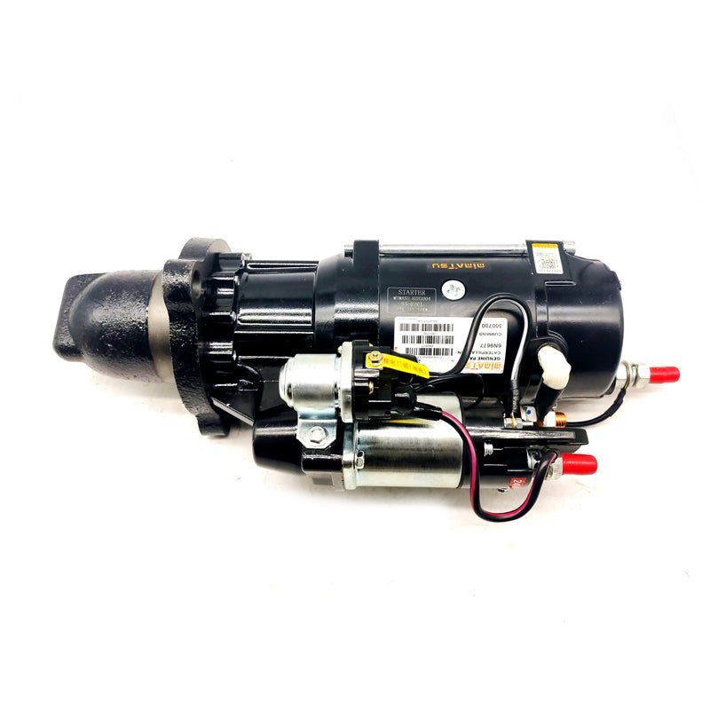 24V New Starter Motor 6N9677 6N - 9677 Fits Cummins 300700 Replaces Fits for CAT 769C 773B Tractor 631D 637D 772B Excavator 330C 330D - Fab Heavy Parts