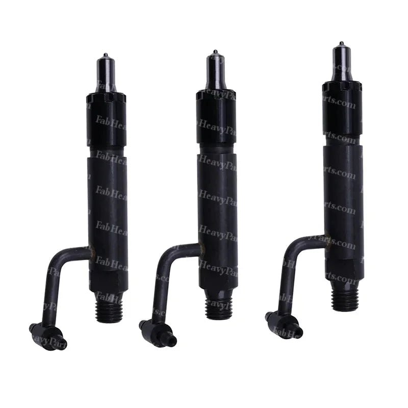 3 Piece Fuel Injector 729240 - 53200 119802 - 53100 for Yanmar 3TNV82A Fits Komatsu 3D82AE Engine Hitachi ZX30U - 3F ZX33U - 3F - Fab Heavy Parts