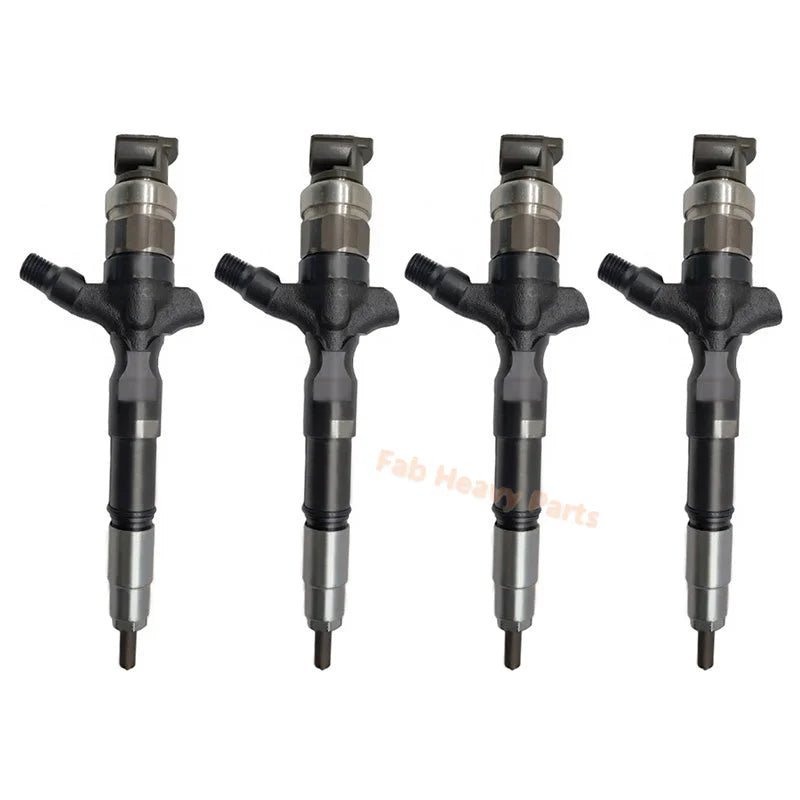 4 PCS Fuel Injector 23670 - 0L100 for Toyota Engine 2KD - TFV - Fab Heavy Parts